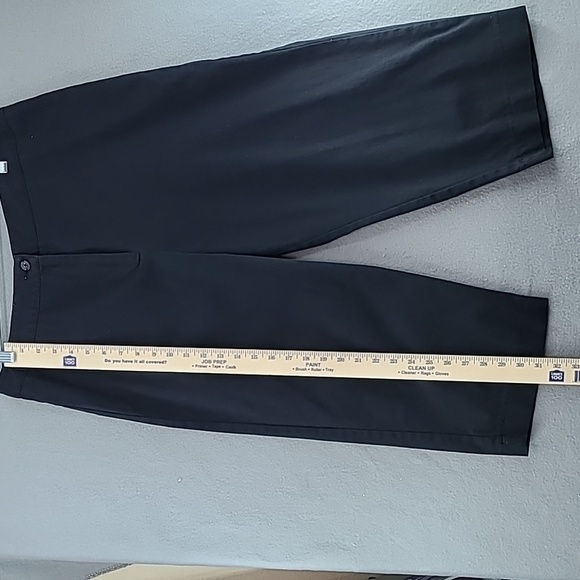 COLDWATER CREEK Women's Black Cotton / Spandex Capri Pants - Size 16 - Picture 4 of 10